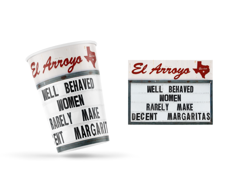 El Arroyo Well Behaved 12 oz Party Cups (Pack of 12) - Eden Lifestyle