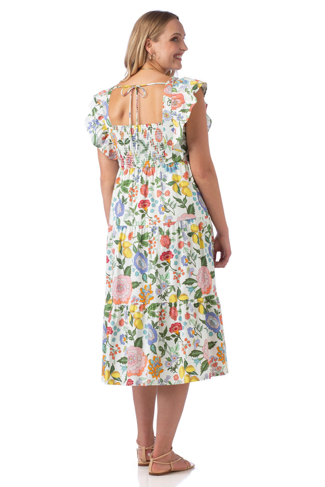 Eloise Dress in Lemon Verbena - Eden Lifestyle