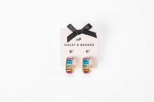 Violet & Brooks, Accessories - Jewelry,  Elyse .75" Hoop Duet