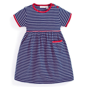 Jojo Maman Bebe, Girl - Dresses,  Jojo Maman Bebe Essential Navy Stripe Summer Dress