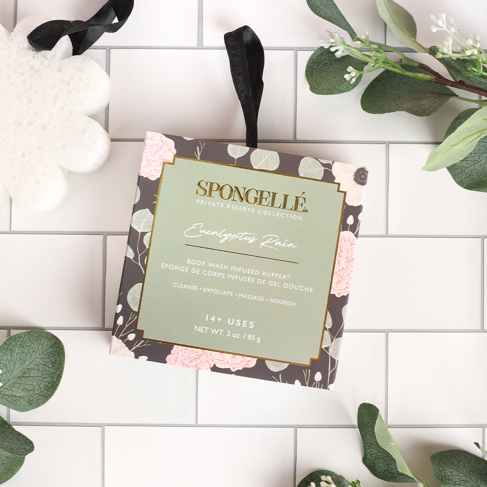 Spongelle Eucalyptus Rain - Boxed Flower - Eden Lifestyle