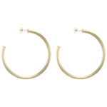 Sheila Fajl, Accessories - Jewelry,  Sheila Fajl - Large Everybody's Favorite 18k Gold Plated Hoop Earrings