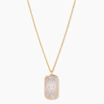 Evil Eye Etched Necklace - Eden Lifestyle