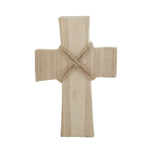 Paulownia Wood Standing Cross - Small - Eden Lifestyle