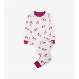 Hatley, Girl - Pajamas,  Hatley Majestic Unicorns Organic Cotton Pajama Set