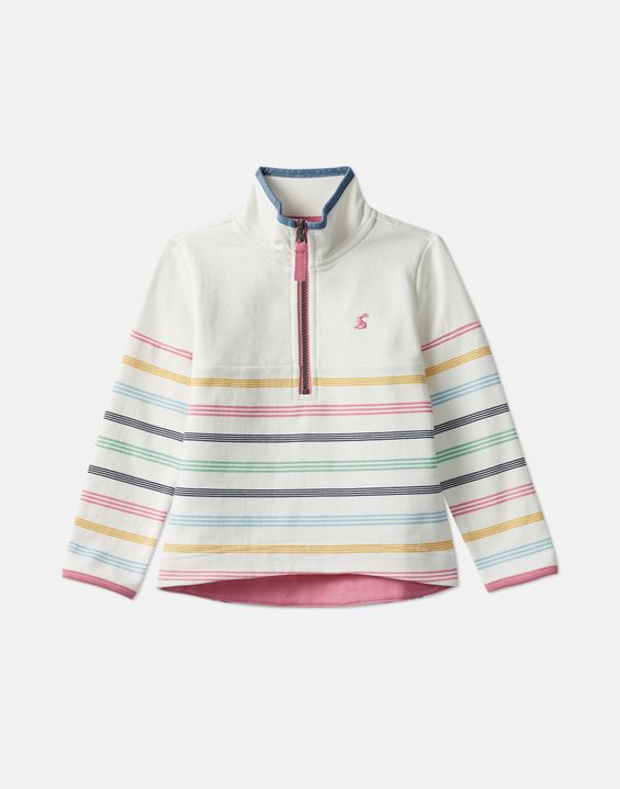 Joules, Girl - Outerwear,  Joules Fairdale Half Zip Sweat