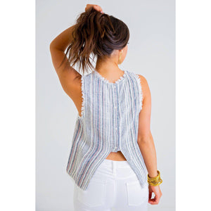 Eden Lifestyle, Women - Shirts & Tops,  Stripe Tank