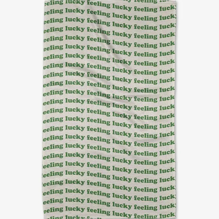 Feeling Lucky Tea Towel - Eden Lifestyle