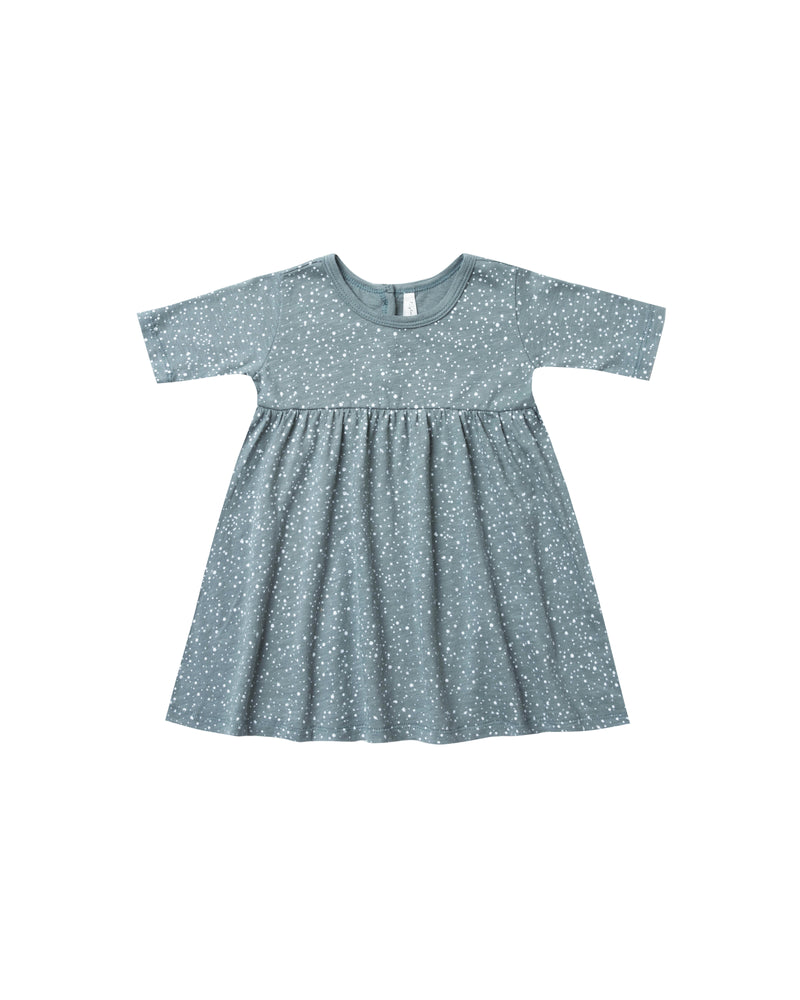 Rylee and Cru, Girl - Dresses,  Rylee & Cru Snow Finn Dress Dusty Blue