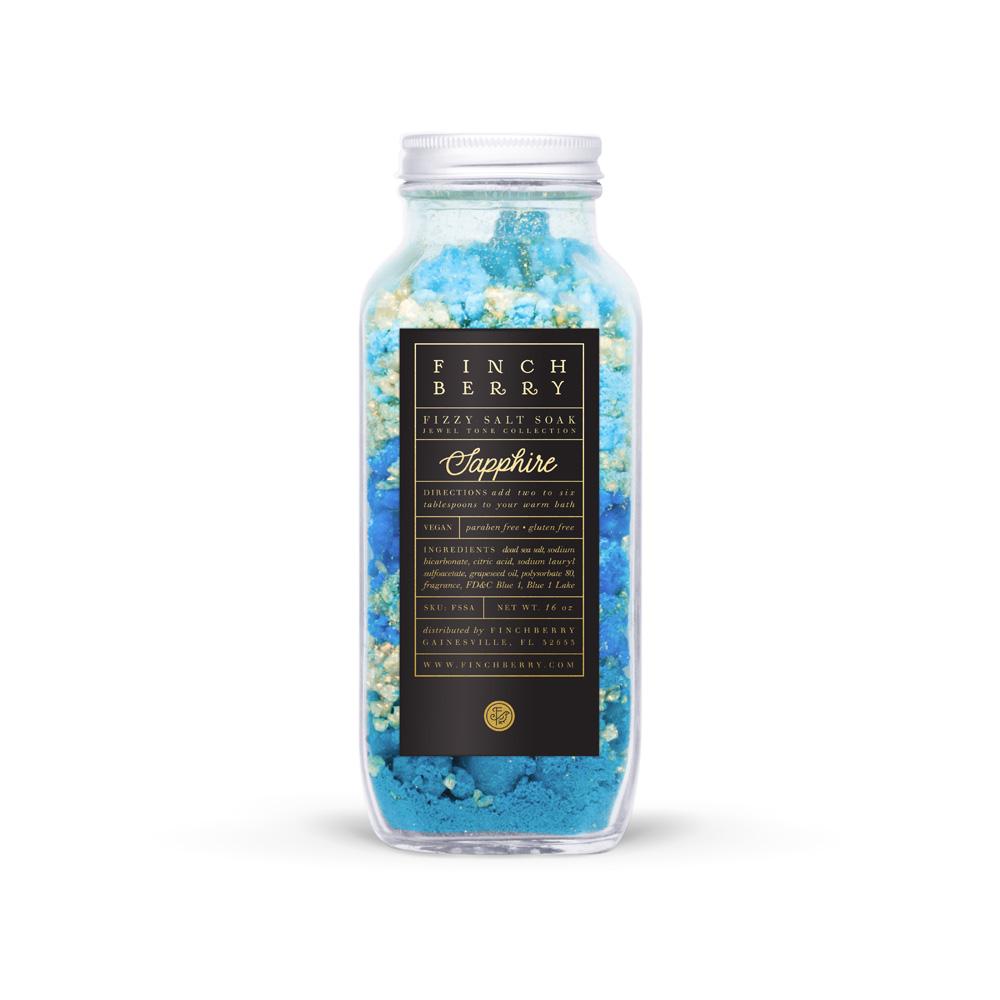 Finch Berry, Gifts - Beauty & Wellness,  Finch Berry Sapphire Fizzy Salt Soak