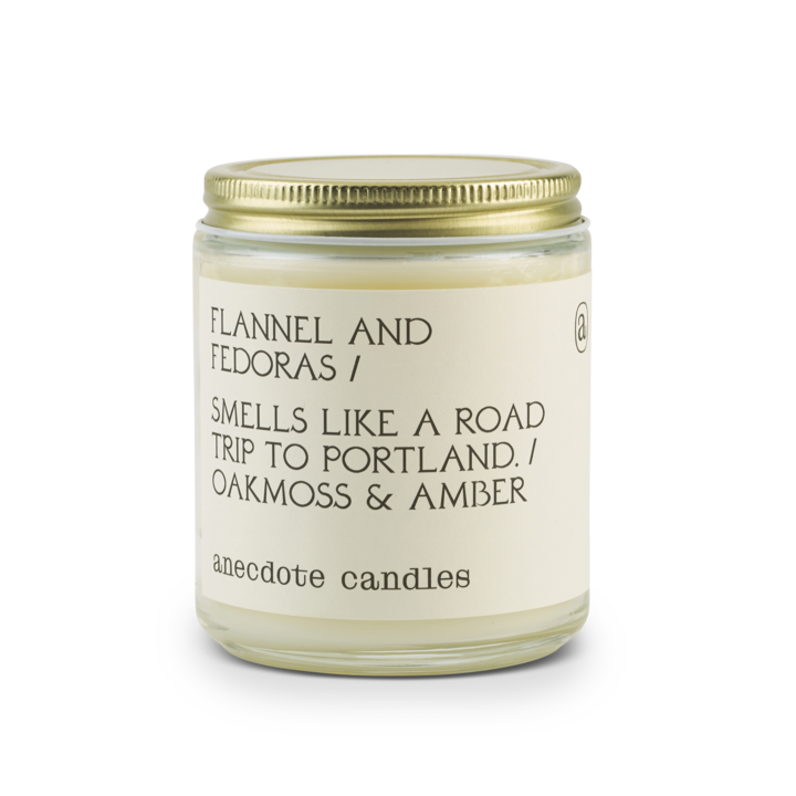 Flannel and Fedoras Candle - Eden Lifestyle