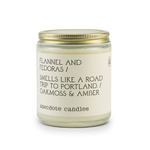Flannel and Fedoras Candle - Eden Lifestyle