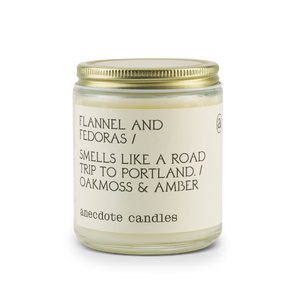 Flannel and Fedoras Candle - Eden Lifestyle