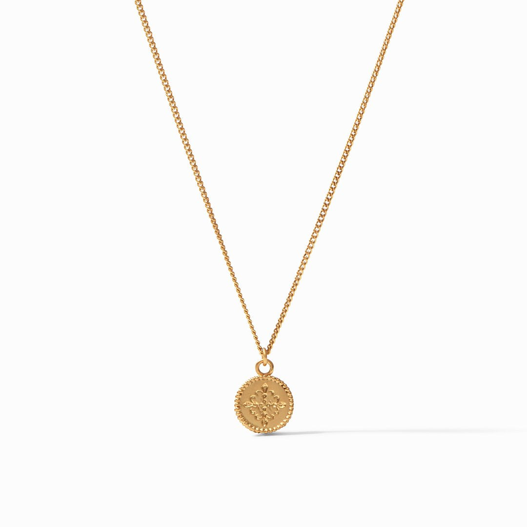 Julie Vos, Accessories - Jewelry,  Julie Vos - Fleur-de-Lis Solitaire Necklace