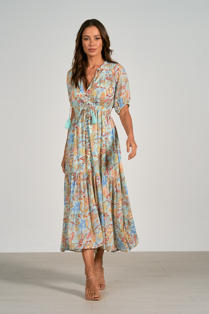 Floral Prairie Dress - Eden Lifestyle