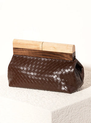 Frankie Woven Clutch - Eden Lifestyle