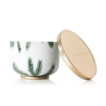 FRASIER FIR POURED CANDLE TIN WITH GOLD LID - Eden Lifestyle
