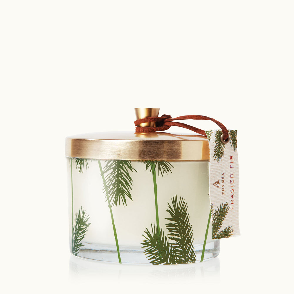 Thymes Frasier Fir Pine Needle 3-Wick Candle - Eden Lifestyle