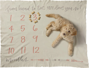 Primitives By Kathy, Baby - Blankets,  From Head To Toe Milestone Blanket