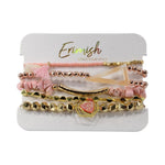 Erimish, Accessories - Jewelry,  Pink Fruit Loops Bracelet Stack