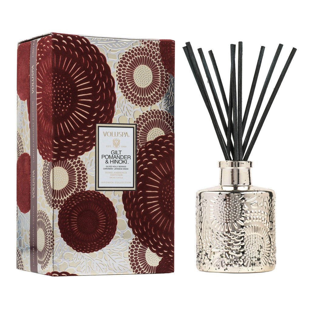 GILT POMANDER & HINOKI REED DIFFUSER - Eden Lifestyle