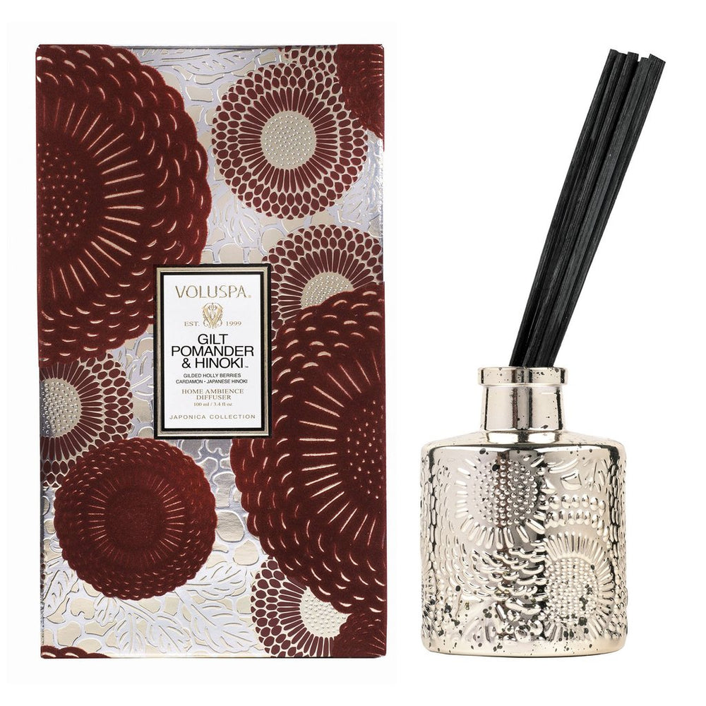 GILT POMANDER & HINOKI REED DIFFUSER - Eden Lifestyle