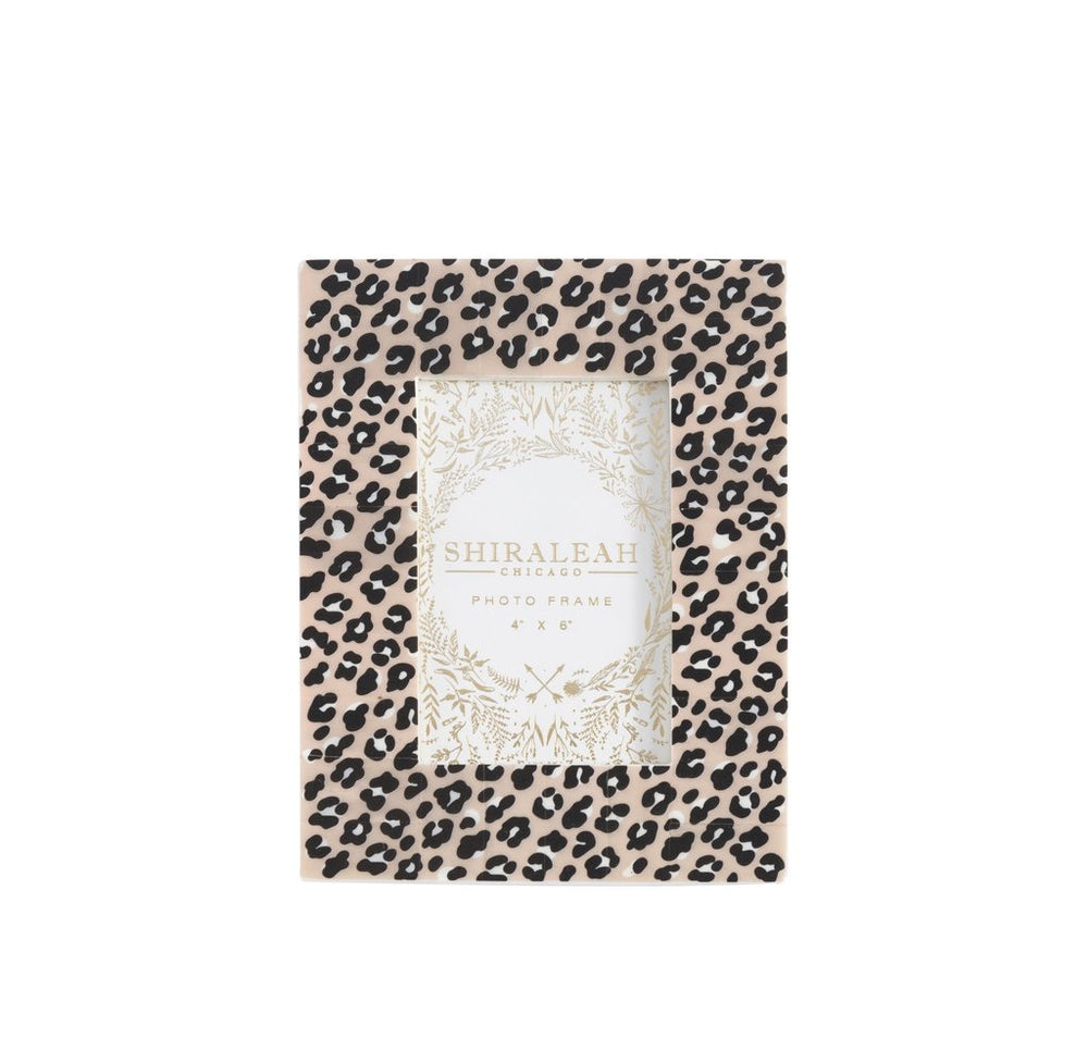 Granada Leopard Print Frame, Blush - Eden Lifestyle