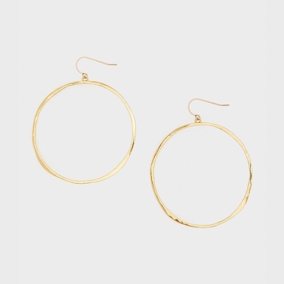 Gorjana, Accessories - Jewelry,  Gorjana - G Ring Earrings - Gold