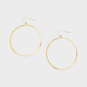 Gorjana, Accessories - Jewelry,  Gorjana - G Ring Earrings - Gold