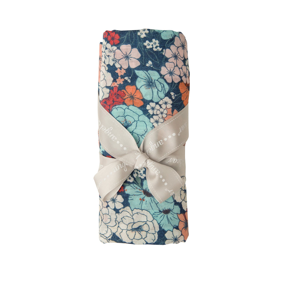 Garden Club Swaddle Blanket Blue - Eden Lifestyle