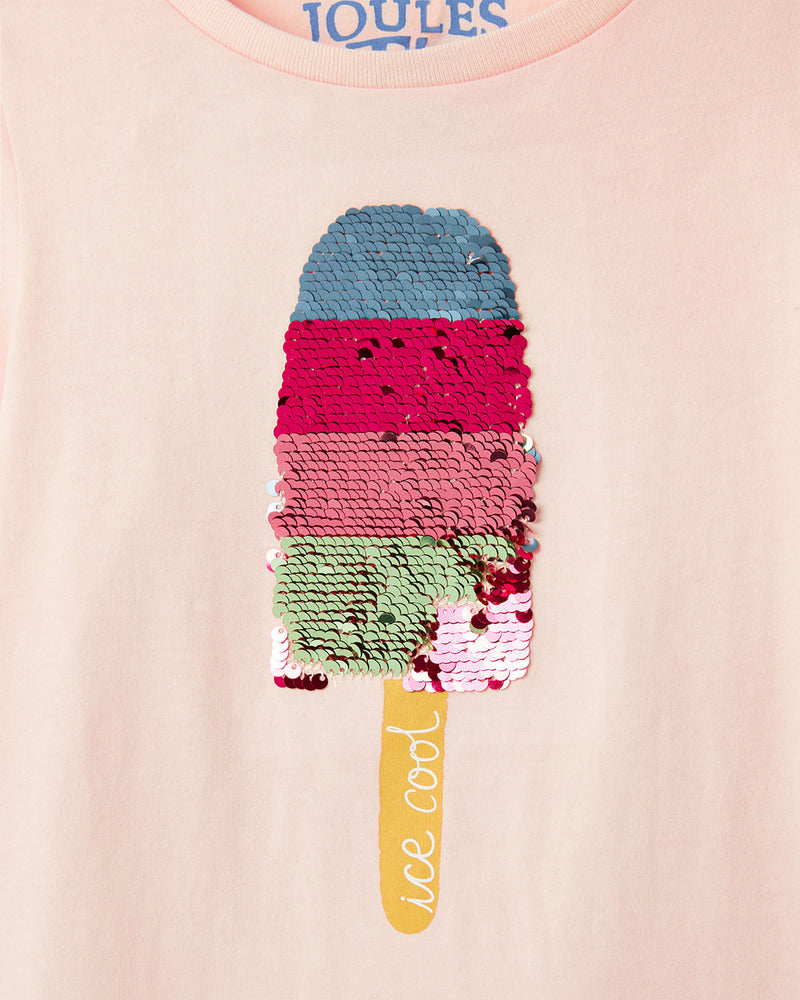 Joules, Girl - Tees,  Joules - Girl's Astra Sequin Popsicle Tee