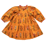 Girls Brayden Dress - Gold Field Floral - Eden Lifestyle