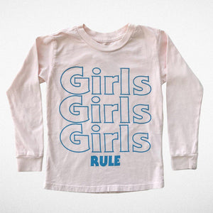 Tiny Whales, Girl - Tees,  Girls Rule Tee