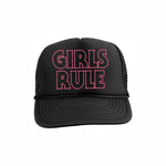 Tiny Whales, Accessories - Hats,  Girls Rule Trucker Hat