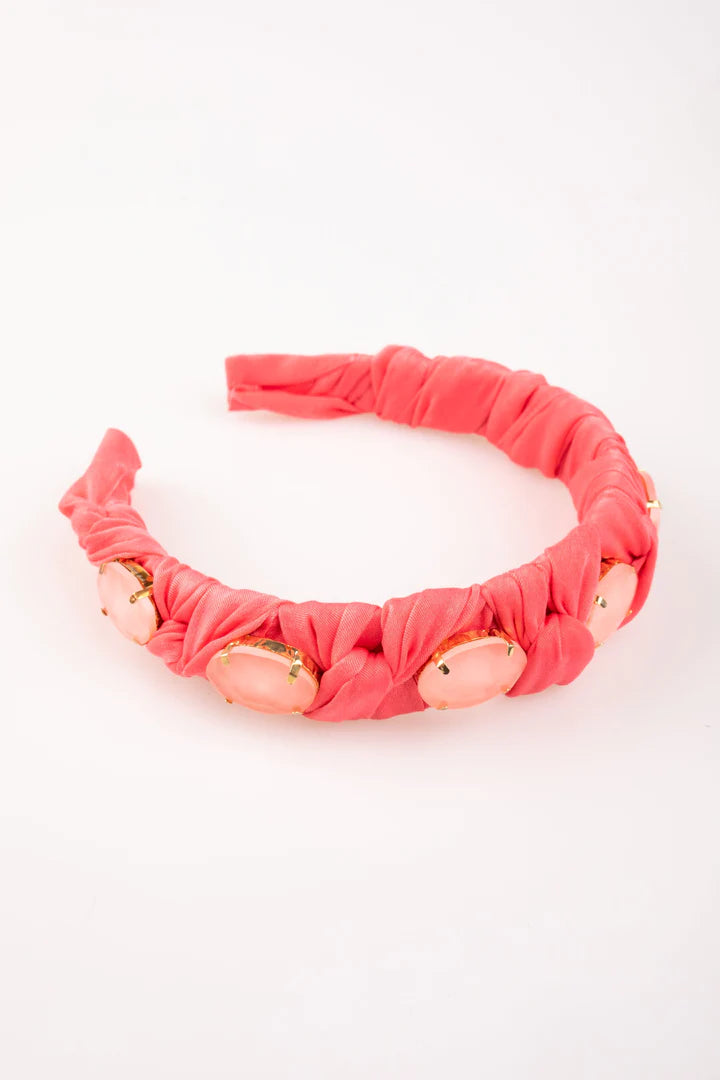 Glass Stone Knotted Headband - Eden Lifestyle