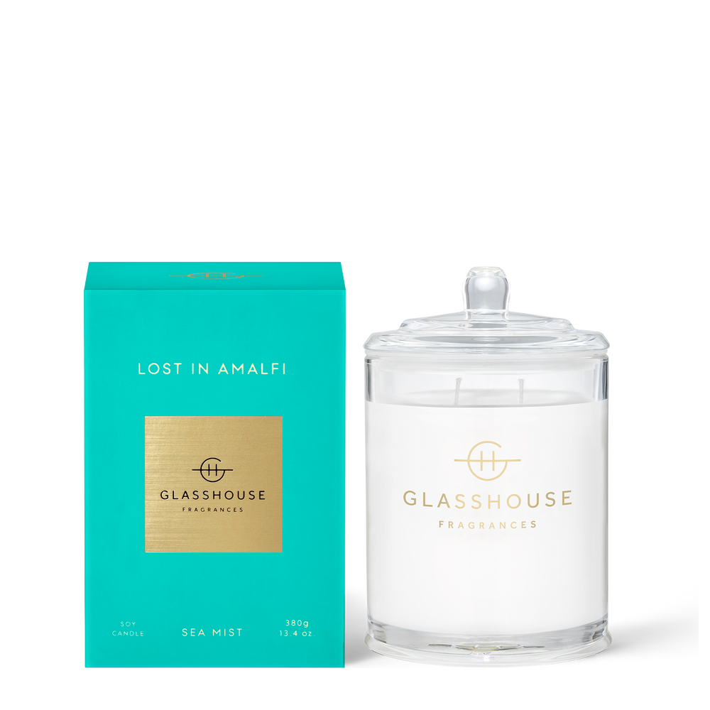 Glasshouse Fragrances - Lost in Amalfi Candle - Eden Lifestyle