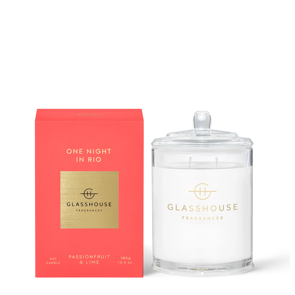 Glasshouse Fragrances - One Night in Rio Candle - Eden Lifestyle