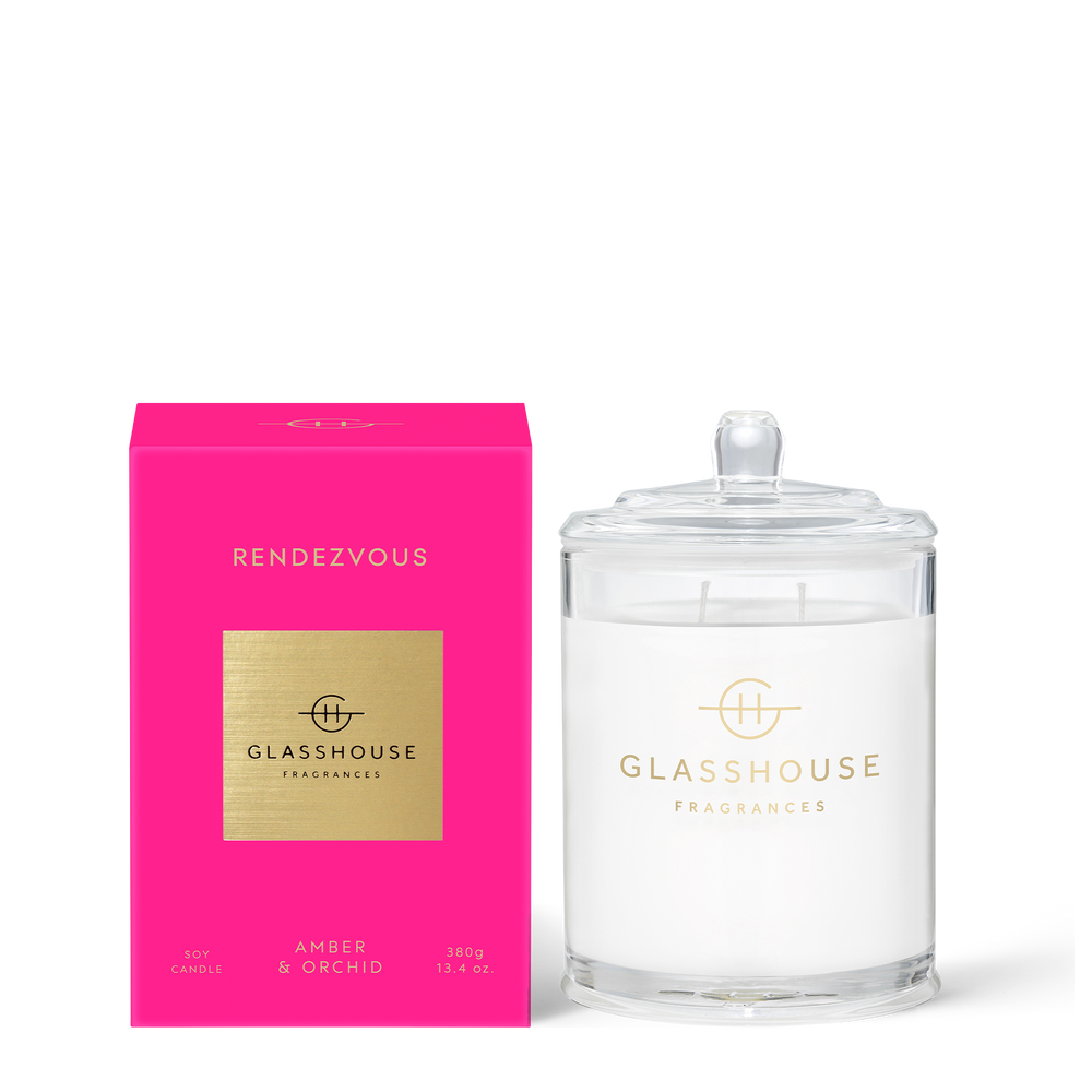 Glasshouse Fragrances - Rendezvous Candle - Eden Lifestyle