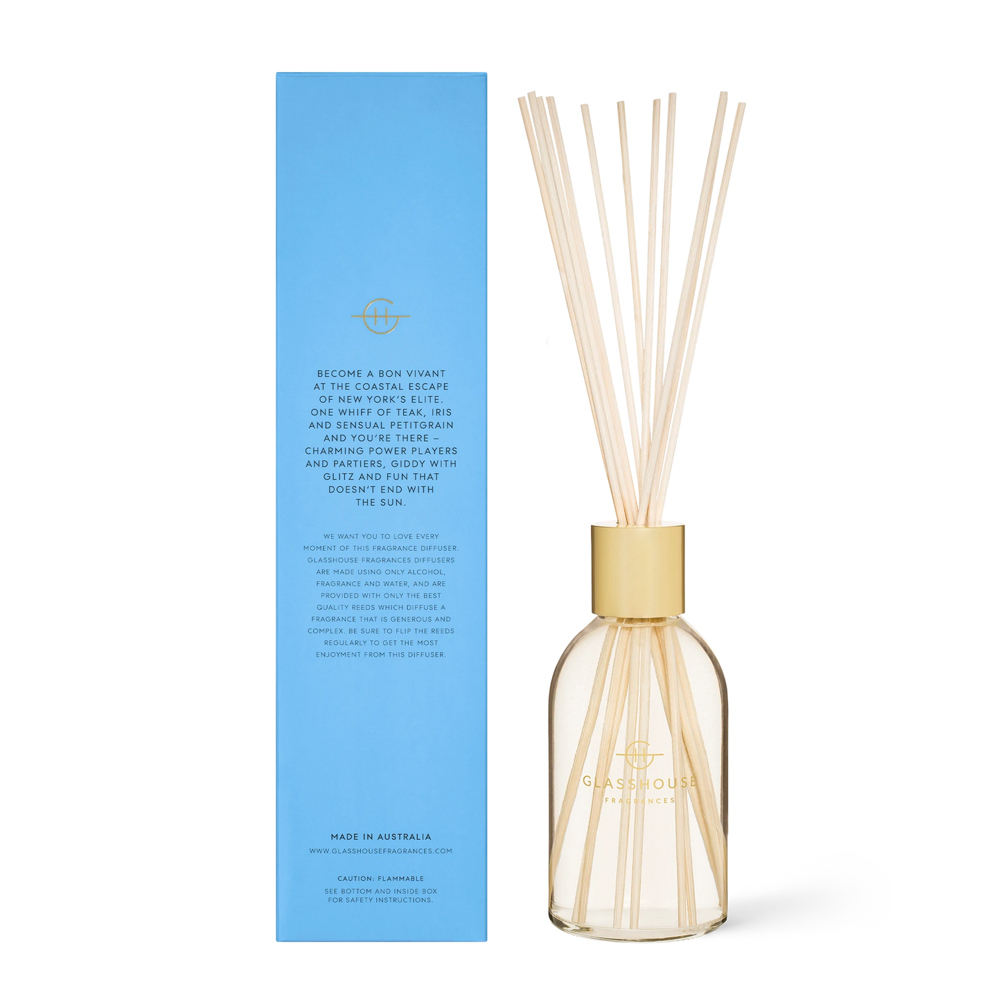 Glasshouse Fragrances - The Hamptons Diffuser - Eden Lifestyle