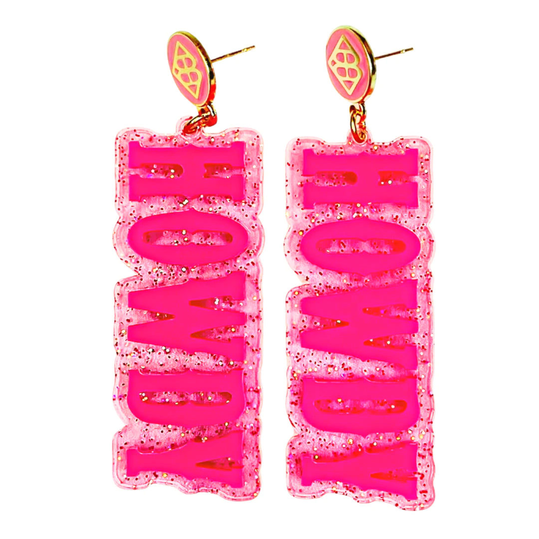 Glitter Howdy Earrings - Eden Lifestyle