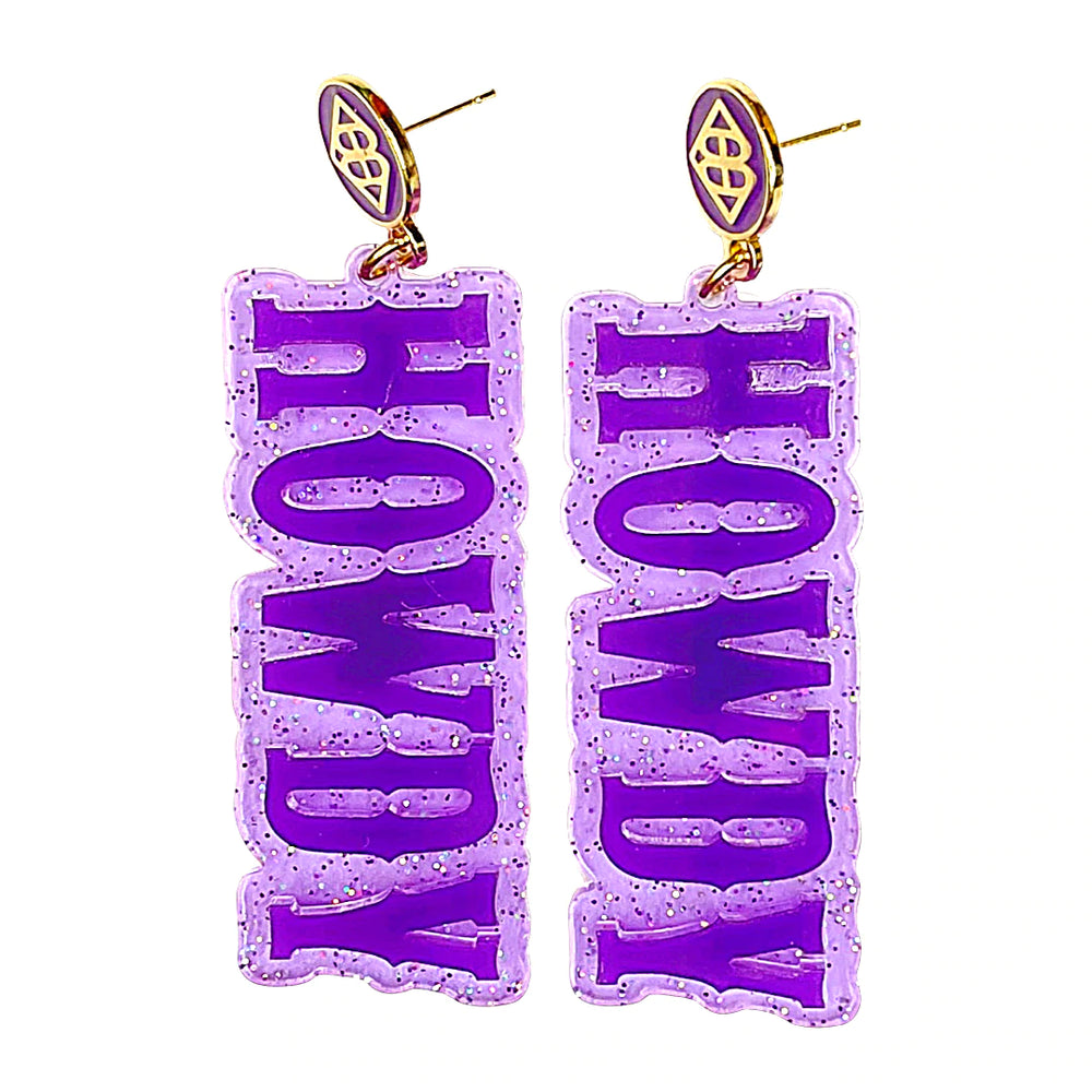 Glitter Howdy Earrings - Eden Lifestyle
