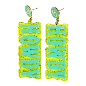 Glitter Howdy Earrings - Eden Lifestyle