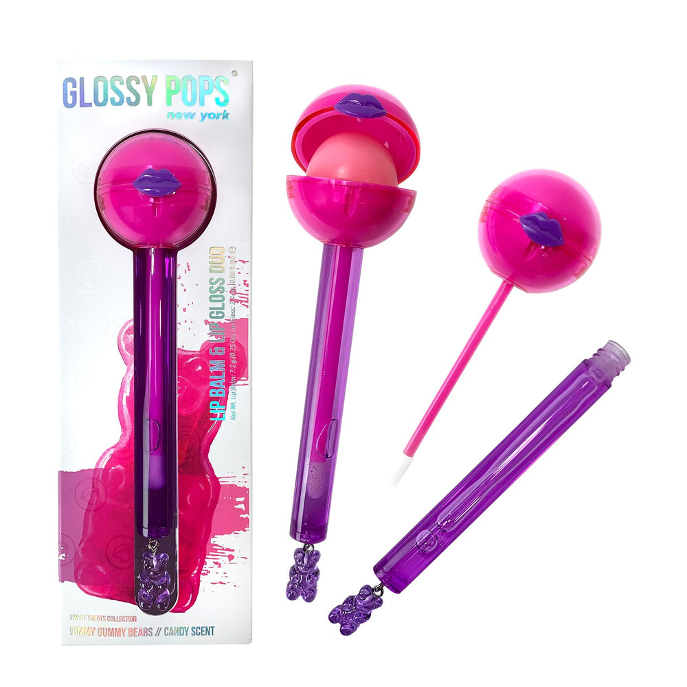 Glossy Pops, Gifts - Toys,  Glossy Pops Gimmy Gummy Bears Lip Balm