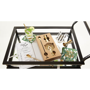 Gold Barware Cardboard Book Set - Eden Lifestyle