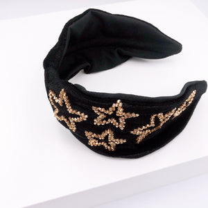 Eden Lifestyle Boutique, Accessories - Bows & Headbands,  Gold Star Headband