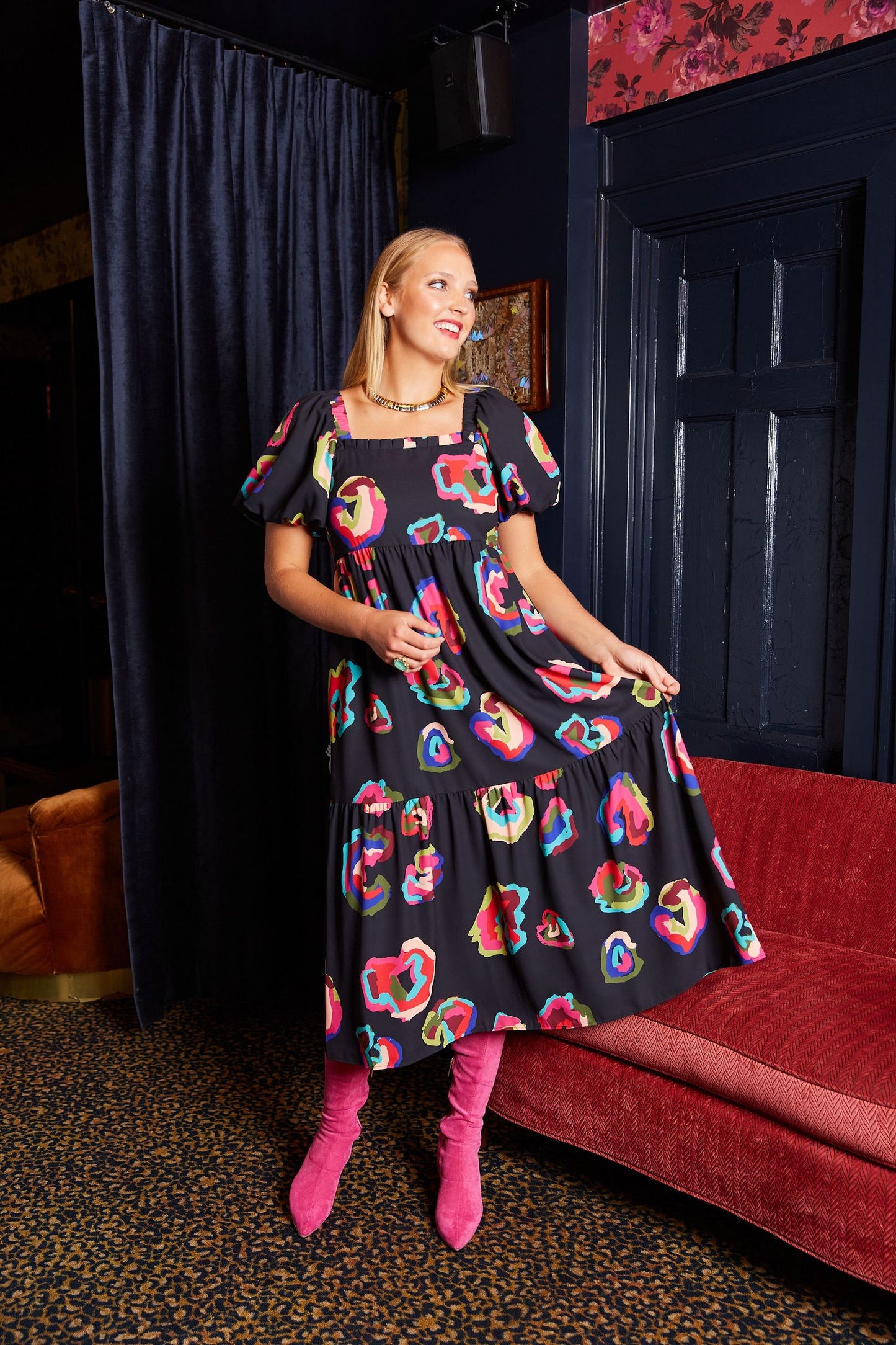 Goldie Dress in Seeing Spots - Eden Lifestyle