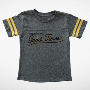 Tiny Whales, Baby Boy Apparel - Tees,  Good Times Football Tee