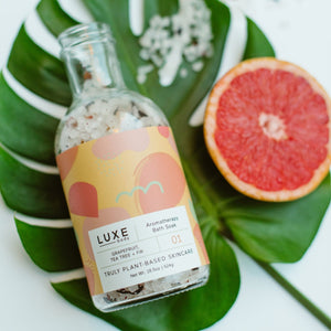 Cait + Co, Gifts - Bath Bombs,  Grapefruit, Tea Tree + Fir Aromatherapy Bath Salt Soak