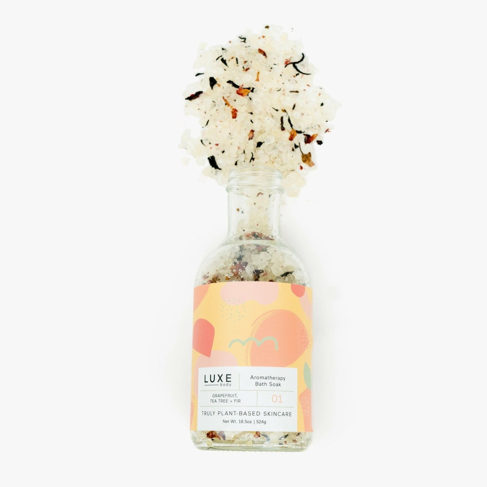 Cait + Co, Gifts - Bath Bombs,  Grapefruit, Tea Tree + Fir Aromatherapy Bath Salt Soak