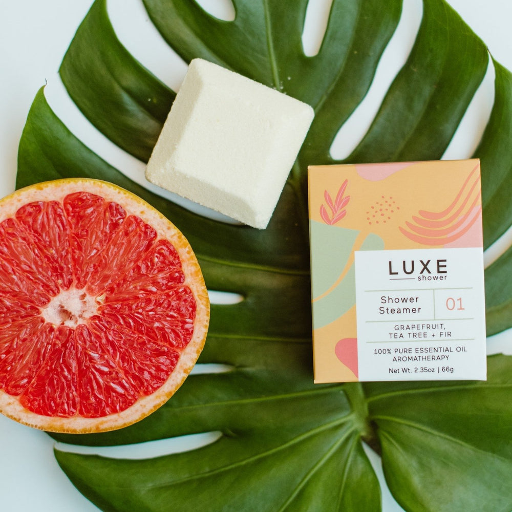 Cait + Co, Gifts - Bath Bombs,  Grapefruit, Tea Tree + Fir Aromatherapy Shower Steamer